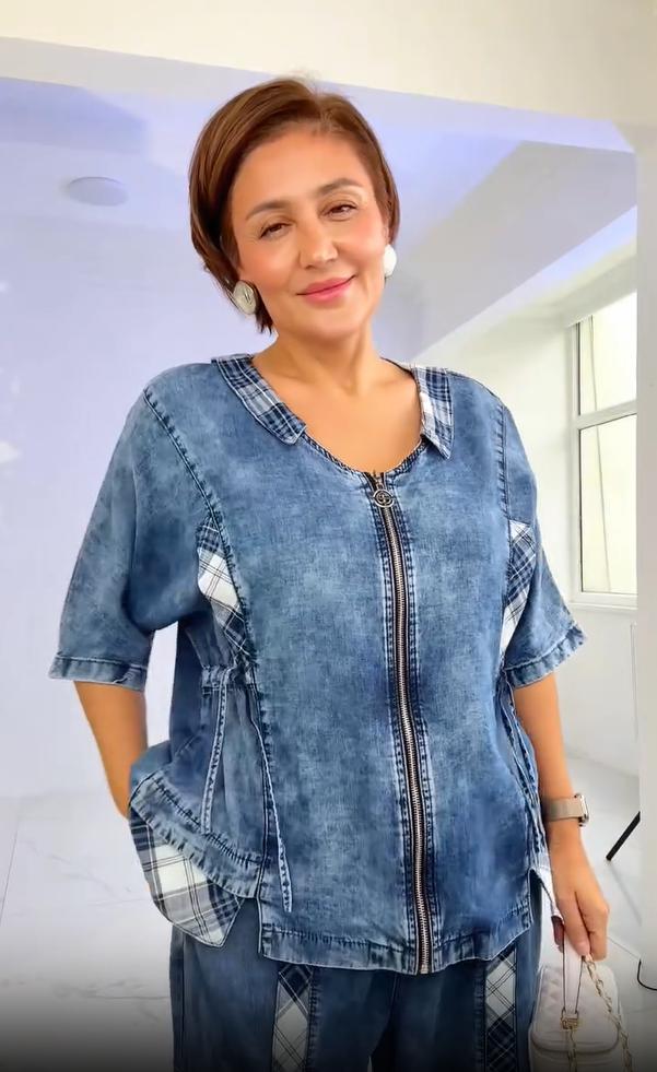 Damskie letnie modne spodnie z okrągłym dekoltem i zamkiem błyskawicznym