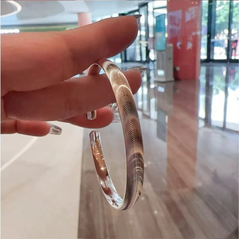 ✨🌙 Przyciągnij wszystkie spojrzenia – bransoletka z polerowanym kamieniem kociego oka 🌙✨