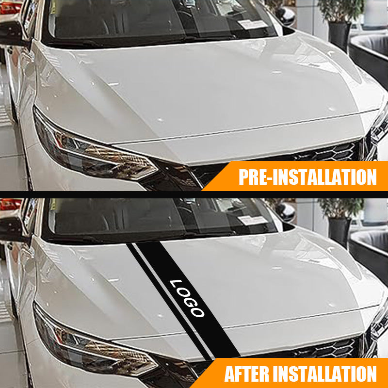 Naklejki samochodowe do dekoracji maski (2 arkusze)