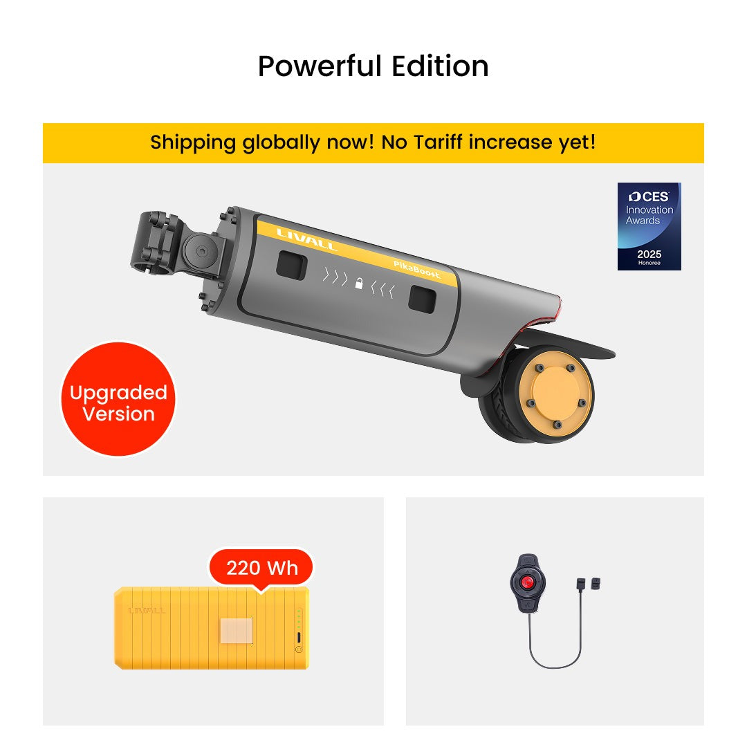 Zestaw do konwersji roweru elektrycznego LIVALL PikaBoost 2 – mocne przyspieszenie, elastyczne ruchy