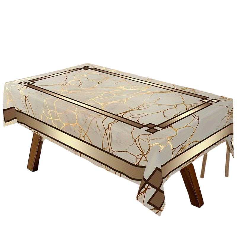 ⏳Riboto laiko 50 % nuolaida⏰Vandeniui atspari staltiesė su marmuro raštu🌩️-LT