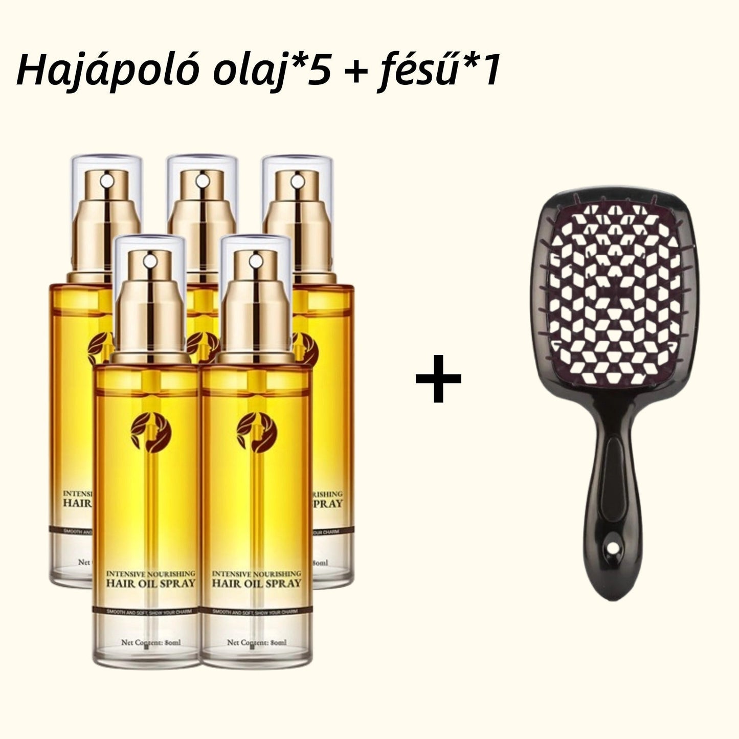 💁♀️✨Hajolaj-szérum spray göndör hajra ✨💆♀️Könnyű 3 az 1-ben kezelő spray