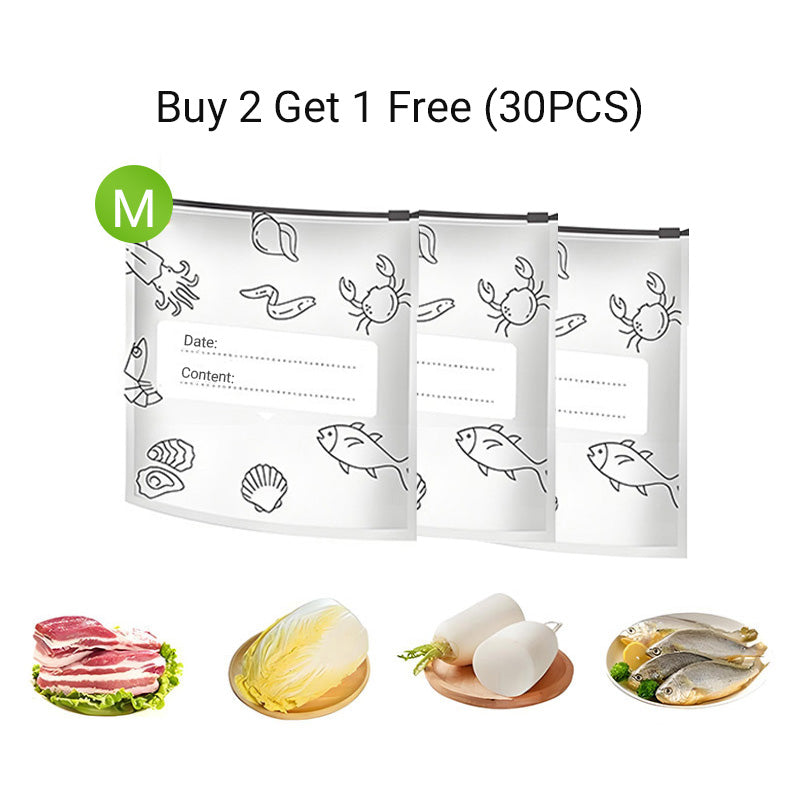 🔥Kup 10, a 20 dostaniesz gratis🔥✨Wielokrotnego użytku woreczki do przechowywania z aluminiową folią