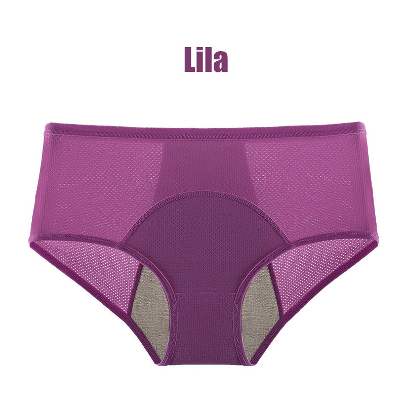 (L-8XL)🌸Kup 2, a 1 dostaniesz gratis🔥Damska bielizna z wysokim stanem i zabezpieczeniem przed przeciekaniem👙