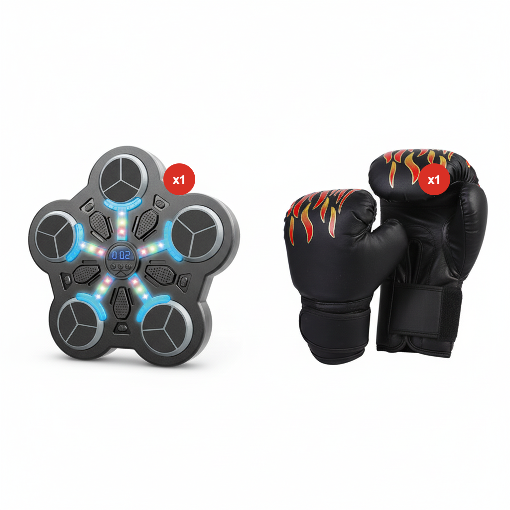 🥊🎶 „Bluetooth“ muzikos bokso treniruoklis vaikams – mėgaukitės pramogomis ir mankšta namuose 🔥✨-LT