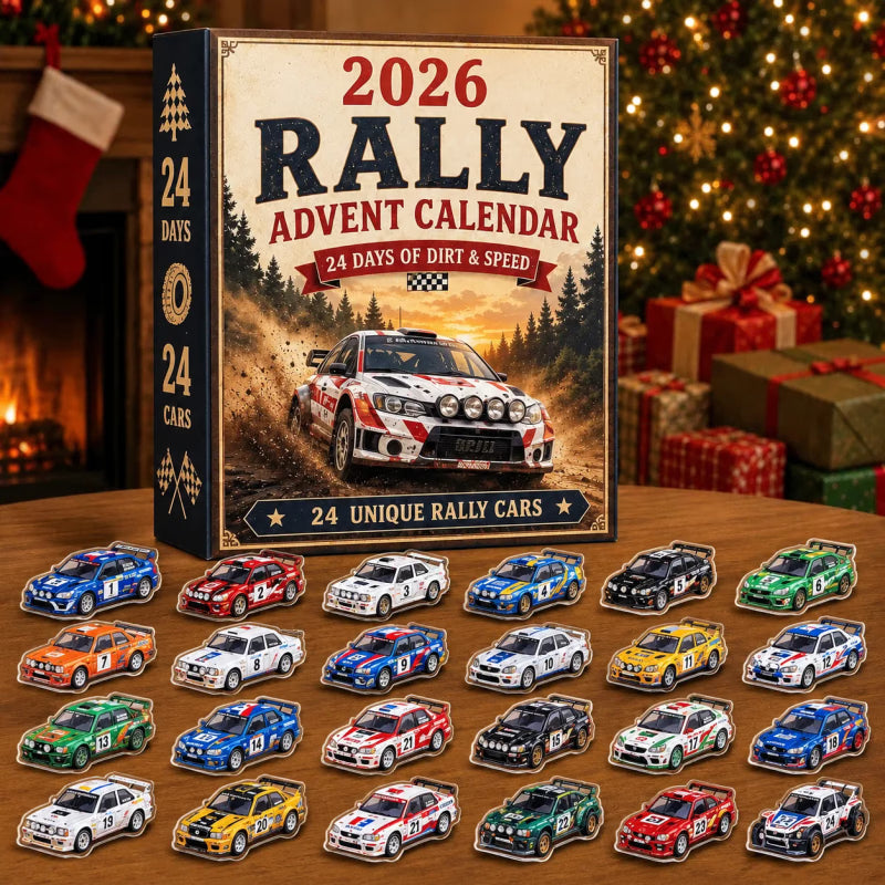 đïž Rally Adventi NaptĂĄr 2026 â 24 napnyi kosz Ă©s sebessĂ©g, 24 gyƱjthetĆ rallyautĂł