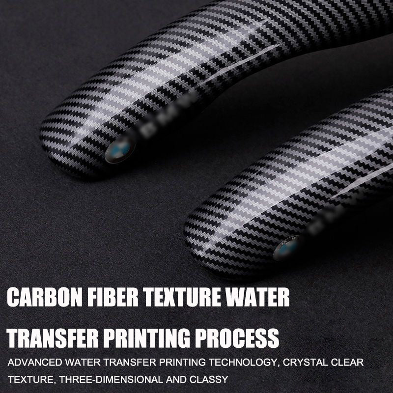 🔥Nowy uniwersalny pokrowiec na kierownicę z włókna węglowego (2 szt.)❗Pasuje do wszystkich modeli