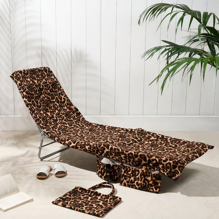 🏖️🌞 Ręcznik do opalania w torbie z kieszeniami do przechowywania💦