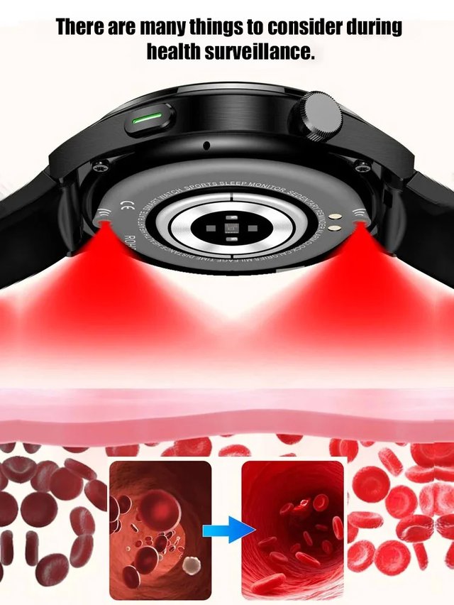 Okrągły ekran smartwatcha do eksploracji kosmosu