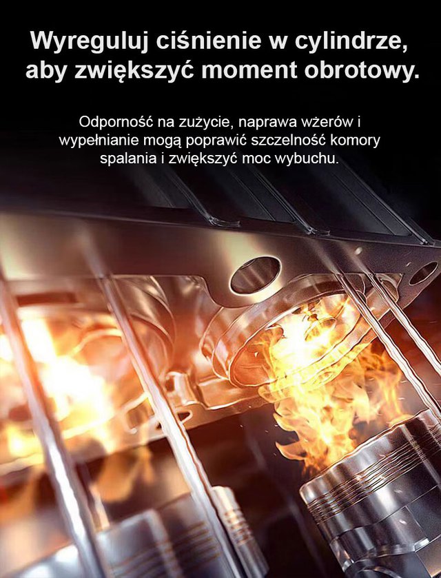 【Niezbędny do spalania oleju】Preparat ochronny przeciw zużyciu silnika samochodowego