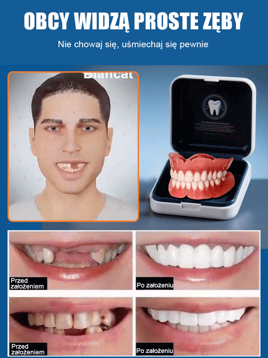 【Nowe odkrycie brytyjskich naukowców】Proteza zębowa z silikonu