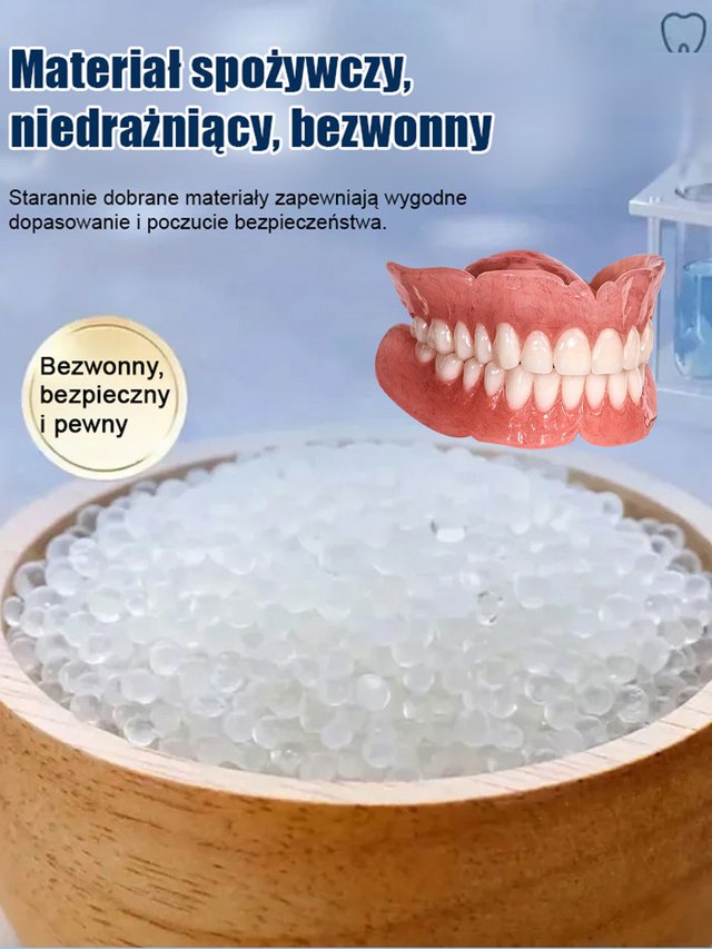 【Nowe odkrycie brytyjskich naukowców】Proteza zębowa z silikonu