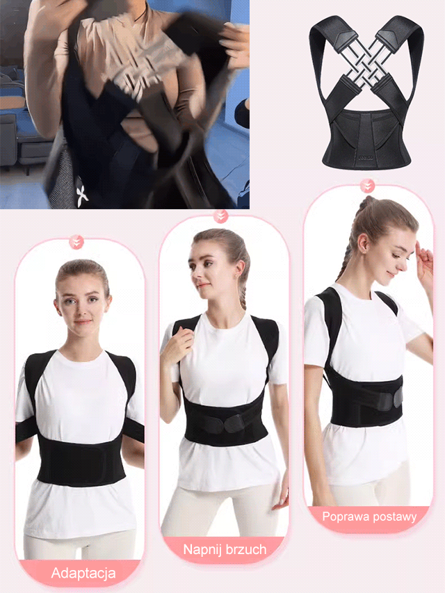 Przyrząd do korekcji postawy i upiększenia pleców