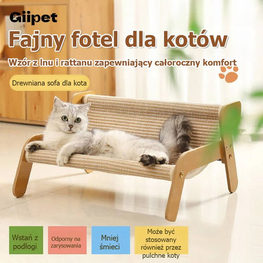 Mata do drapania z sizalu, leżak dla kota.