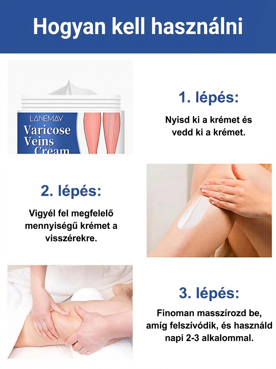 A láb visszér ápoló krém