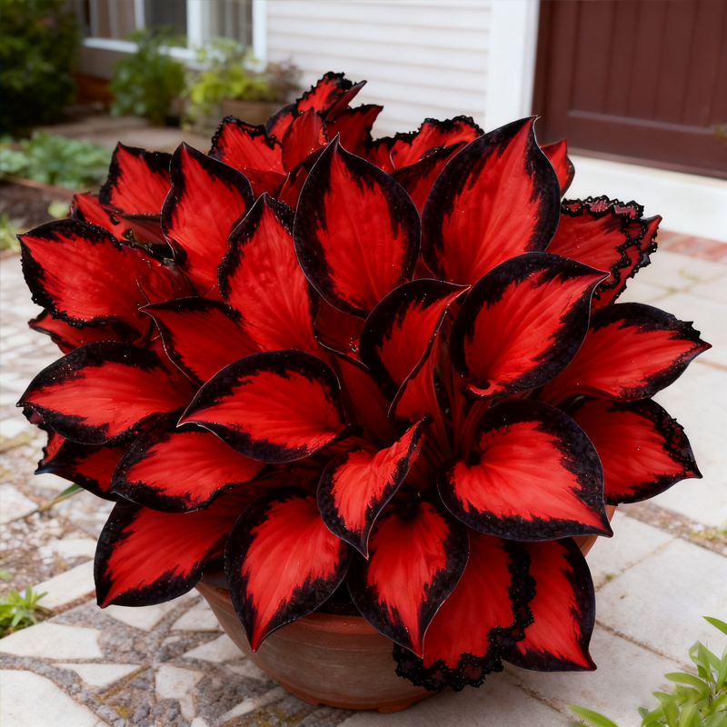 🌌💜 Χόστα περιορισμένης έκδοσης Purple Heart – βαθύ, βασιλικό φύλλωμα, μόνο εδώ!✨🌿-GR