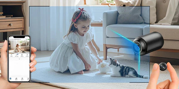 Mini belaidė apsaugos kamera-LT