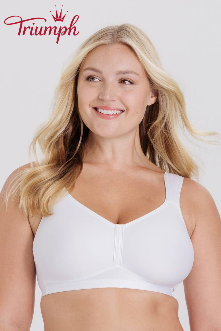 Triumph - (3 szt.) Biustonosz push-up prosty z pełnymi miseczkami