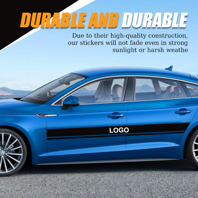 Naklejki samochodowe do dekoracji maski (2 arkusze)