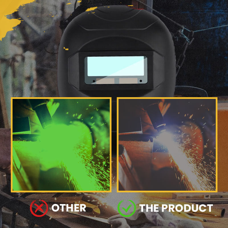 Lekka i wytrzymała maska spawalnicza 2 w 1 i okulary ochronne