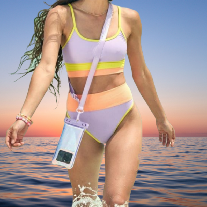 👙Σετ μπικίνι με ψηλή μέση-GR