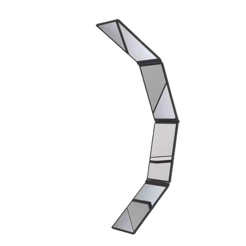 Wielokątowe składane lusterko do samodzielnej stylizacji - Dostępny widok z tyłu głowy