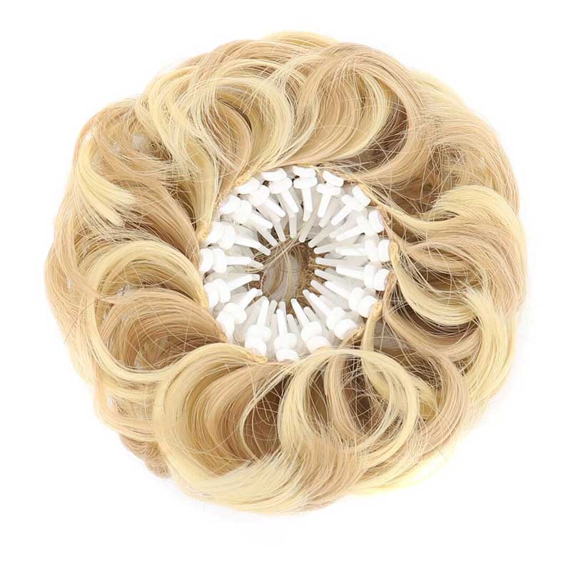 💁♀️ Obfity kok z syntetycznych włosów z regulowaną klamrą