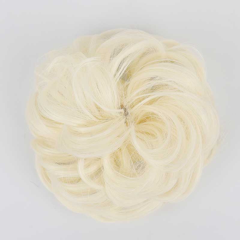 💁♀️ Didelė sintetinių plaukų kuodelio dalis su reguliuojamu užsegimu-LT