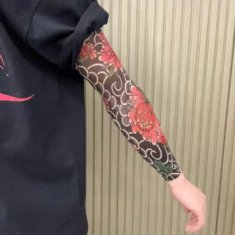 🔥Nauja tendencija ❤️🔥 Itin plonos tatuiruotės rašto rankovės nuo saulės-LT