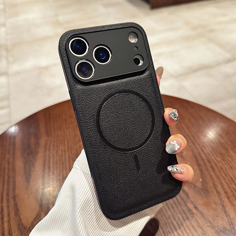 🔥🧲 Pirštų atspaudų nepaliekantis magnetinis telefono dėklas 12-17 serijai 📱✨-LT