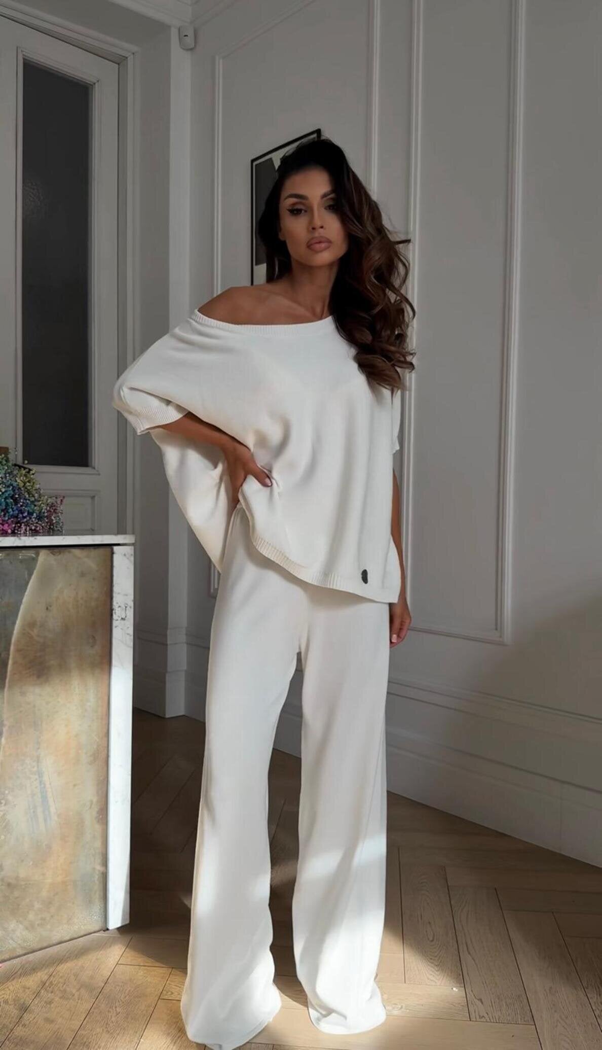 Zestaw damski 2 w 1, casualowy