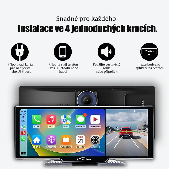 Auto tabliet počítač inteligentný audio a video systém (Pre MaxTM model 2025).-SK