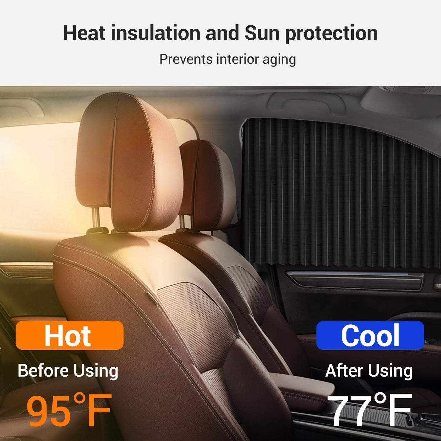 🔥Universalus magnetinis saulės skydelis automobilio šoniniam langui-LT
