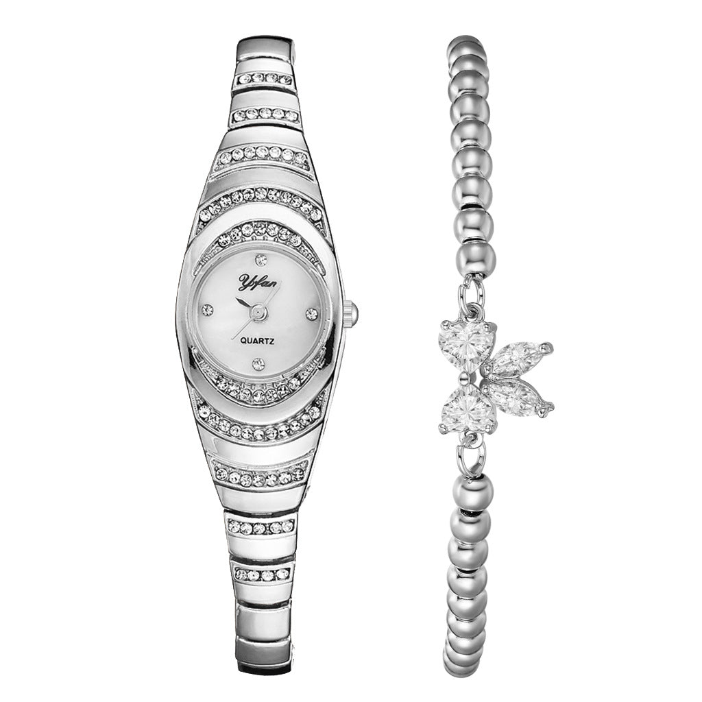 💎Ženska ura s kristalno zapestnico⌚-SI