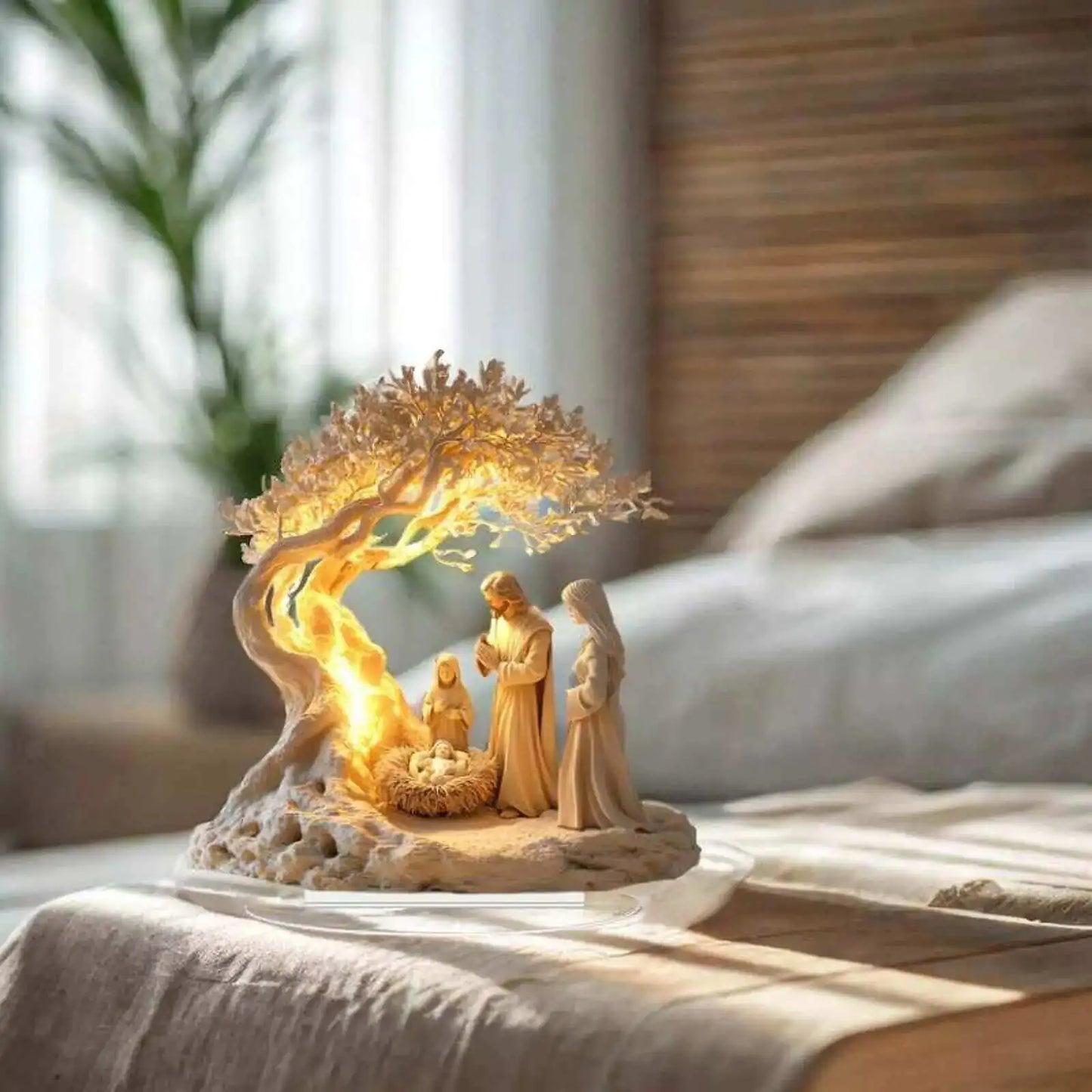 Lampa szopkowa na Świętą Noc