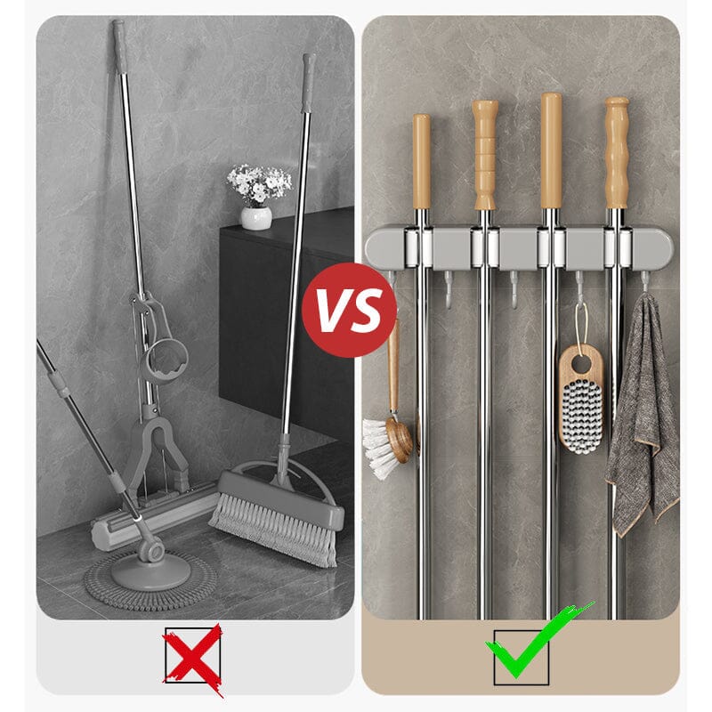 🎁Mali pomocnicy dla rodziny✨Wielofunkcyjny uchwyt do mopa z haczykiem