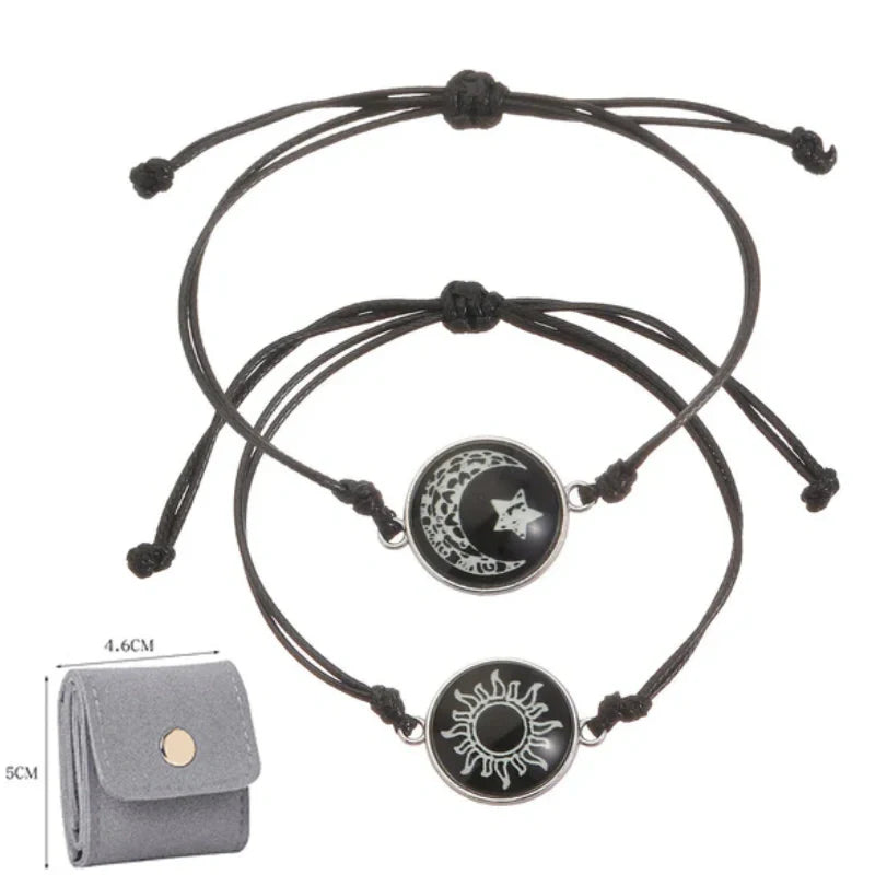 Słońce i Księżyc – Jedna Dusza. 💞 Bransoletki Dla Par, Które Łączą Pomimo Odległości.