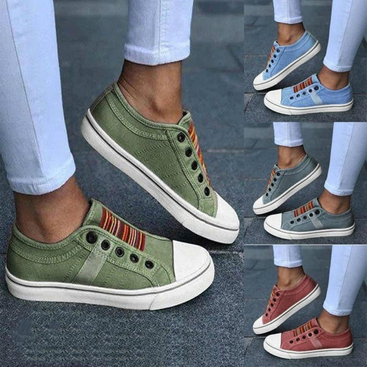 Nové letné ortopedické topánky 2025 Vintage Denim Slip On-SK