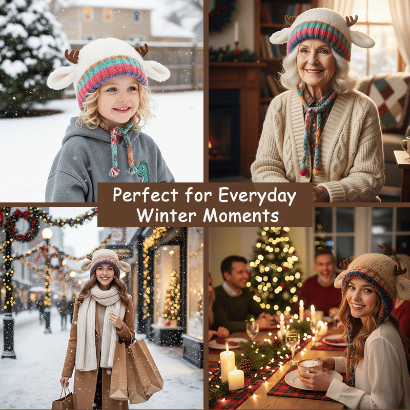 Świąteczny kapelusz z poroża