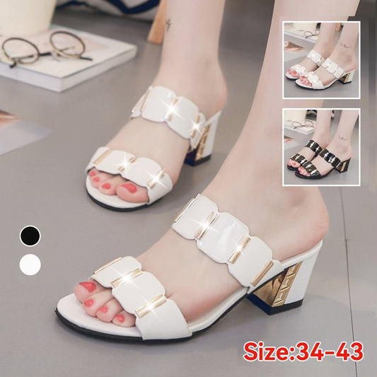 💥49% έκπτωση 🔥[ 34-43] Νέα άνετα γυναικεία σανδάλια με χοντρά τακούνια-GR
