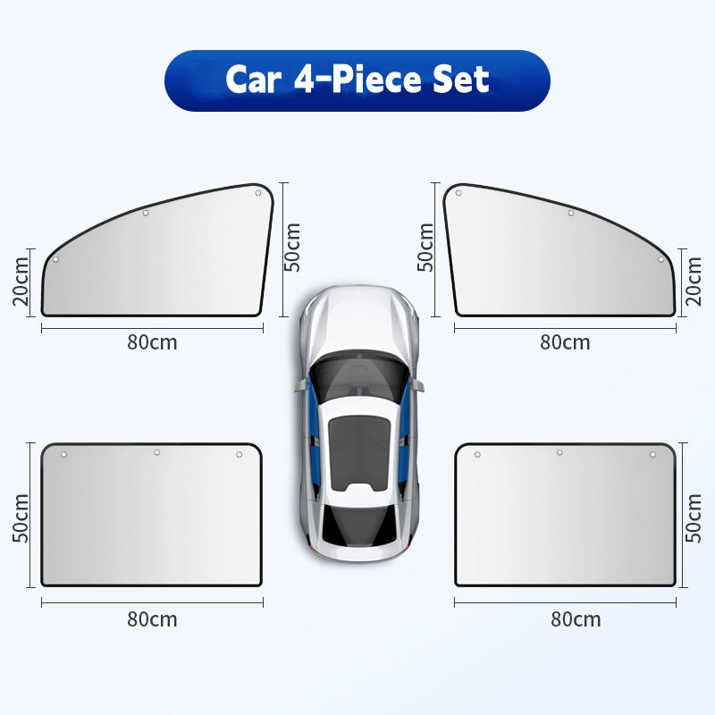 Osłona przeciwsłoneczna na szybę samochodową (uniwersalna do wszystkich modeli pojazdów)