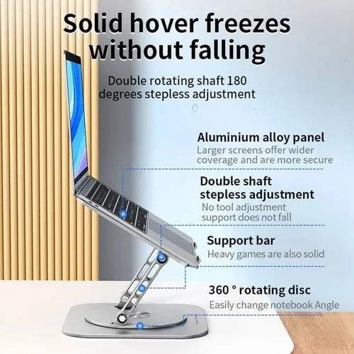 Stojak na laptopa Obrotowy wspornik ze stopu aluminium