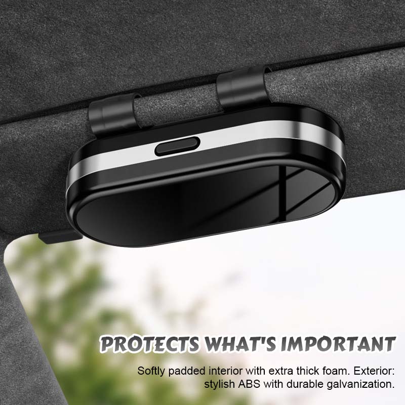 Lustrzane etui na okulary do samochodu