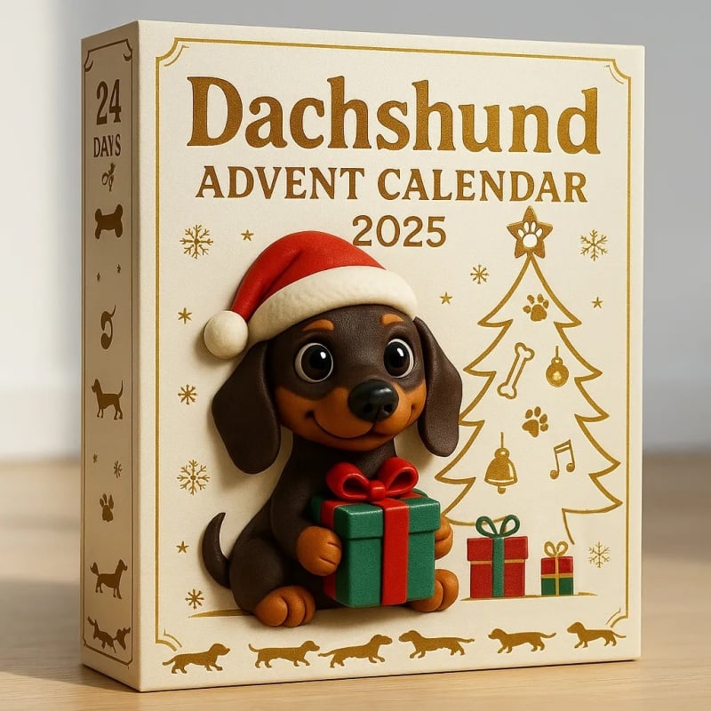 ✨Kalendarz adwentowy dla jamników 2025 — 24 dni wiedeńskiej radości 🎄🐶