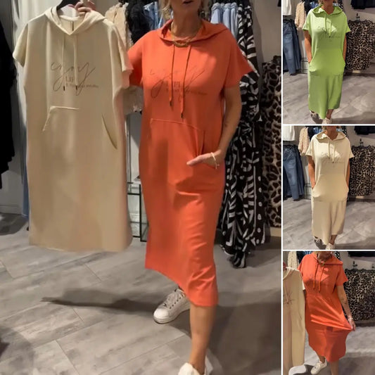 💥🔥👗[S-5XL]Νέο καλοκαιρινό φόρεμα-πουλόβερ μεγάλου μεγέθους, άνετο και αναπνεύσιμο, σε φαρδύ, καλοκαιρινό στυλ 2025-LT 