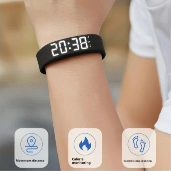 ⌚ MOST 50% KEDVEZMÉNY! ❤️ Okos egészségkarkötő – fitneszkövető, pulzusmérő és lépésszámláló 🏃