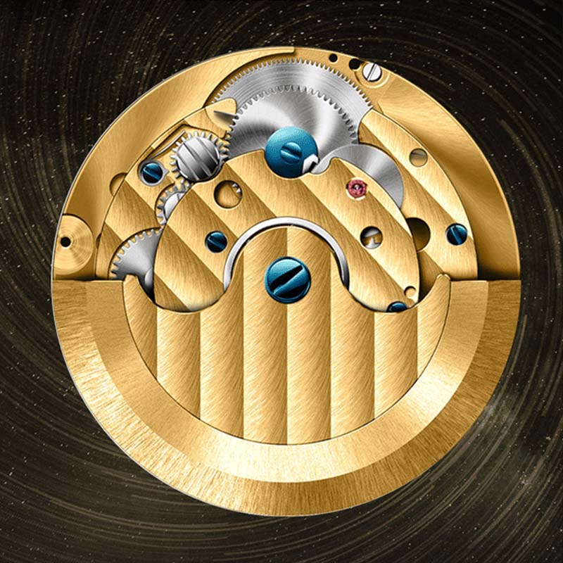 💎Modny kwadratowy damski zegarek z różowego złota z diamentami