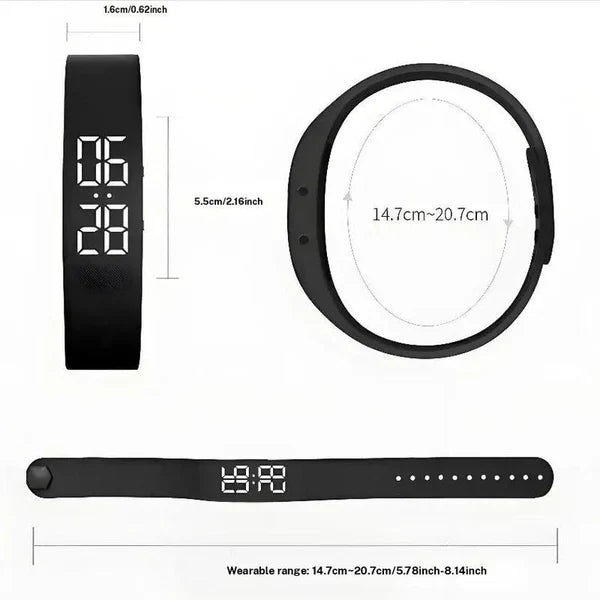 ⌚ MOST 50% KEDVEZMÉNY! ❤️ Okos egészségkarkötő – fitneszkövető, pulzusmérő és lépésszámláló 🏃