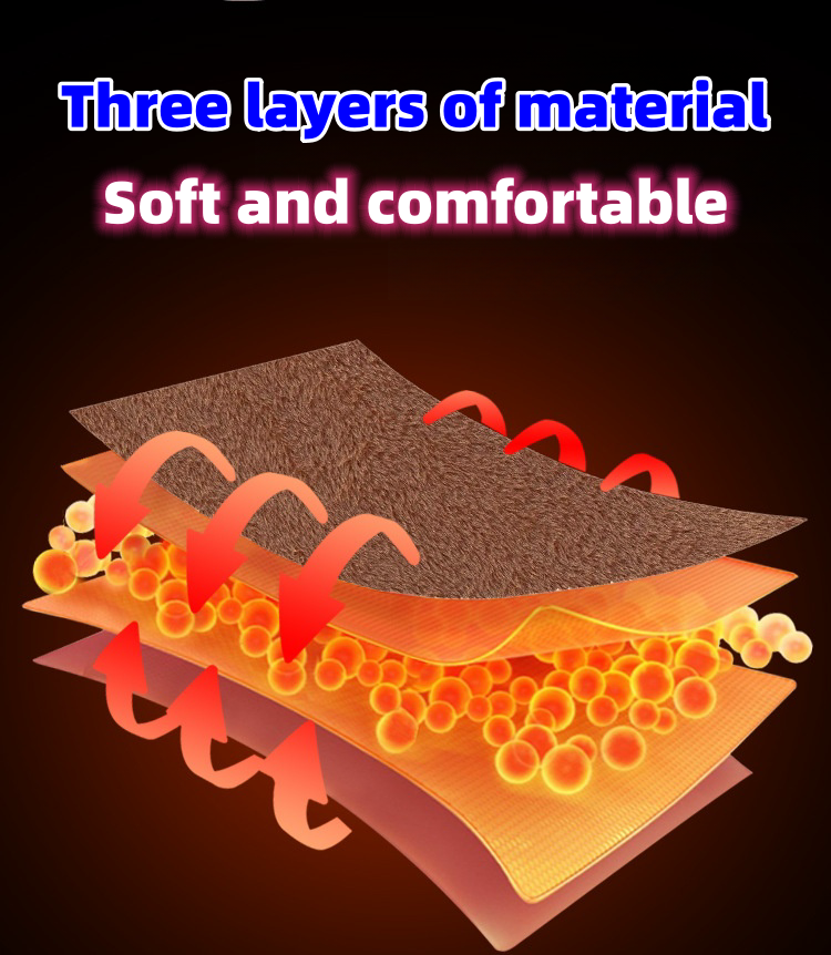 Krótka pluszowa poduszka na zimowe siedzenie samochodowe