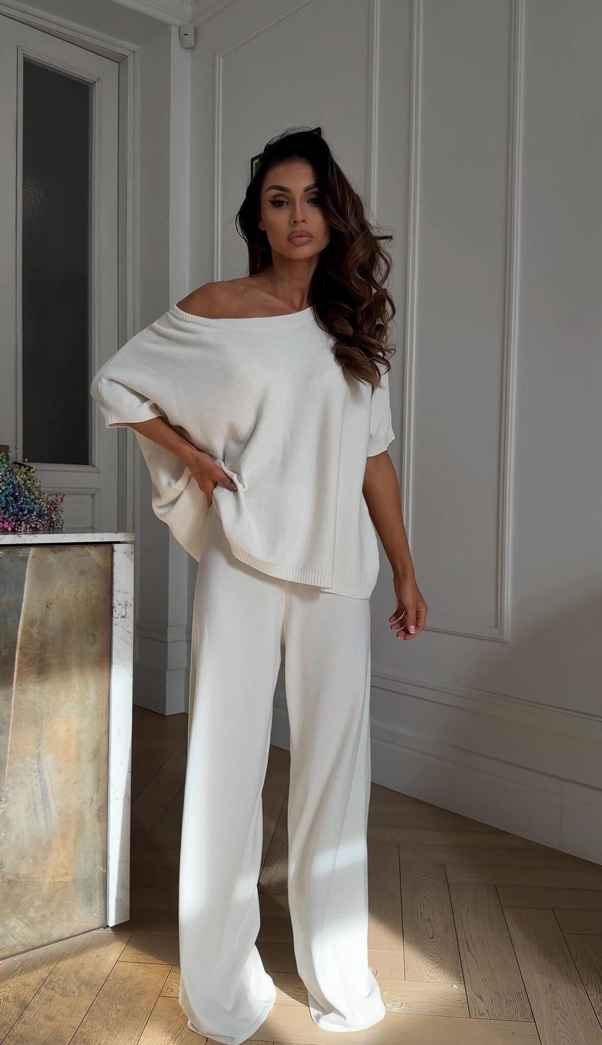 Zestaw damski 2 w 1, casualowy